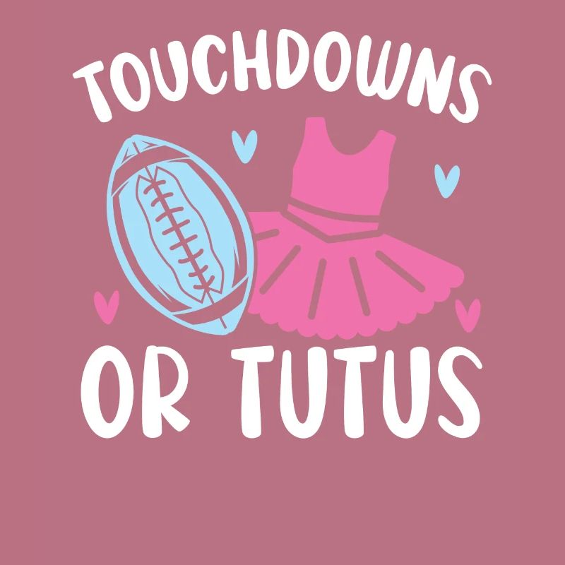 Touchdowns oder Tutus Schwangerschaft Geschlecht offenbaren
