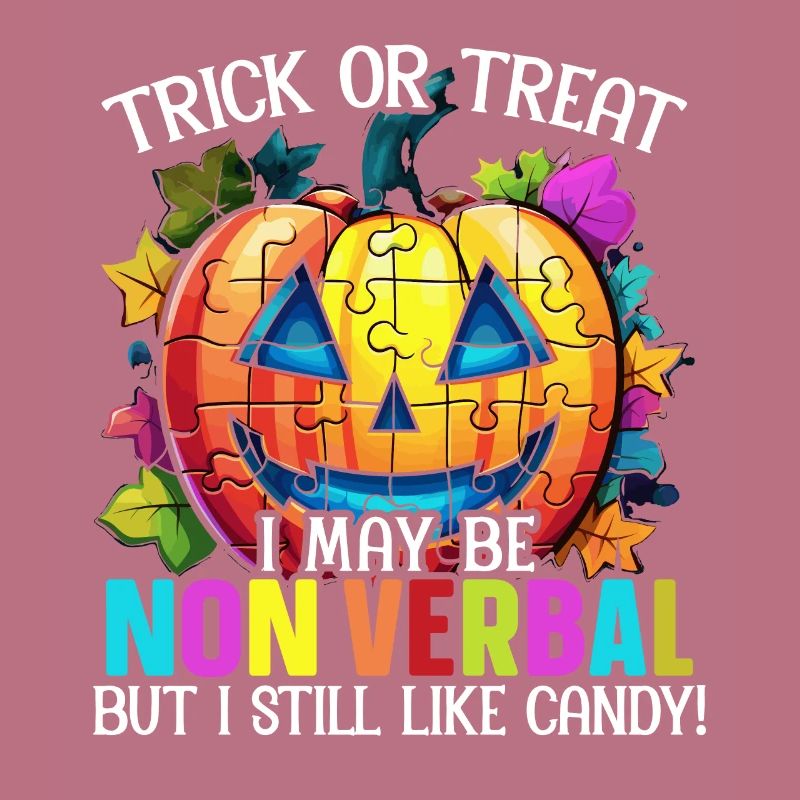 Autismus Halloween Süßes oder Saures Autismus-Bewusstsein