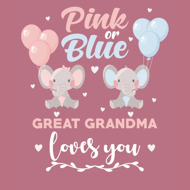 Rosa Oder Blauer Urgroßmutter Elefant