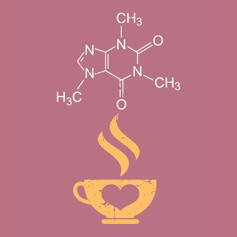 Caféine molécule café science nerd