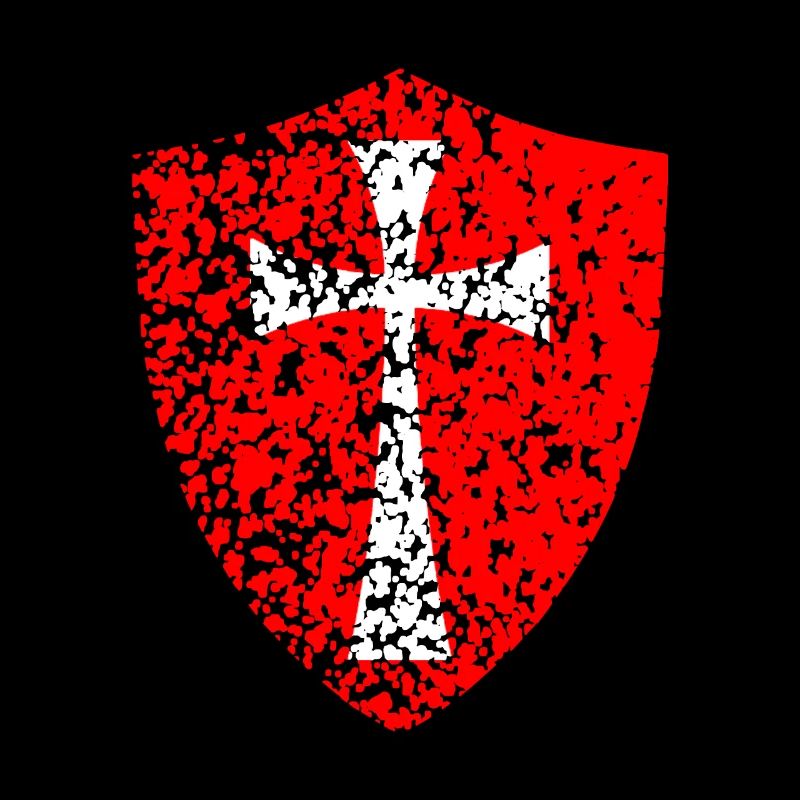 Crusader Templar cross shield