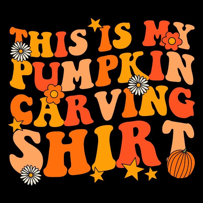 C’est ma citrouille coupée groovy automne