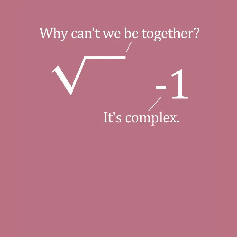 Why Cant Be Together Complex mathematician student