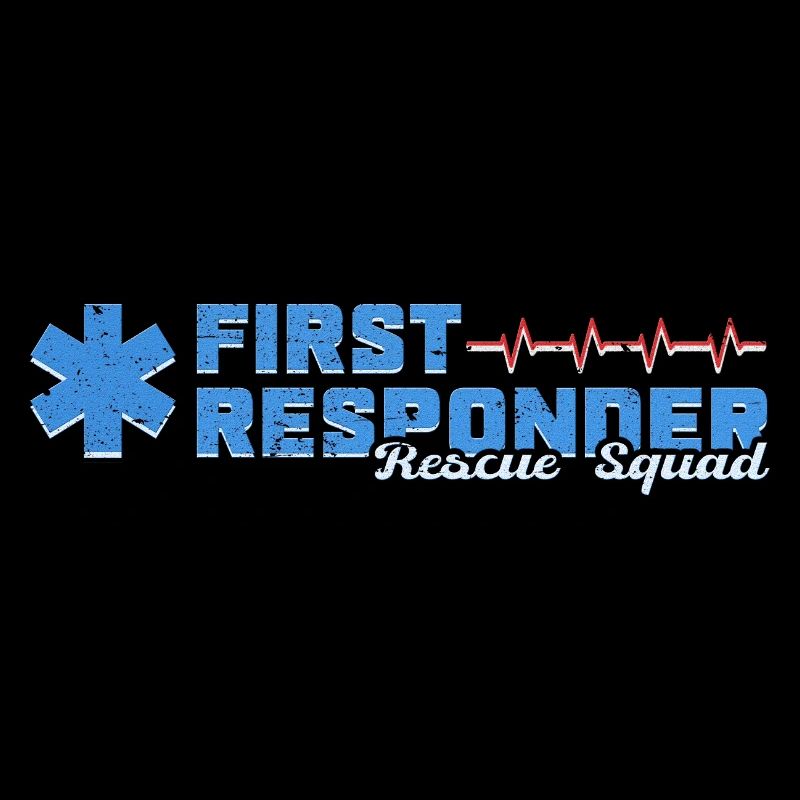 Cool Blue First Responder Rescue Squad Motif