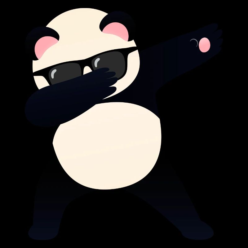 Dabbing Panda With Sunglasses - Cool Gift