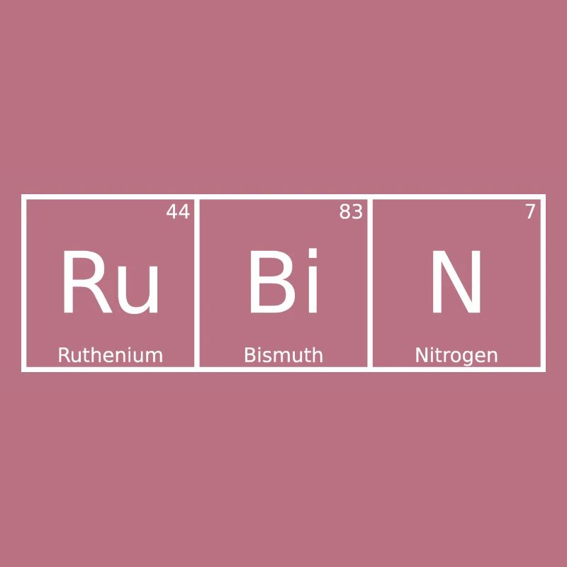 Ruby Name First Name Chemistry Periodic Table Elements