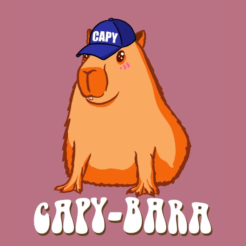 Capybara funny saying Capy Bara
