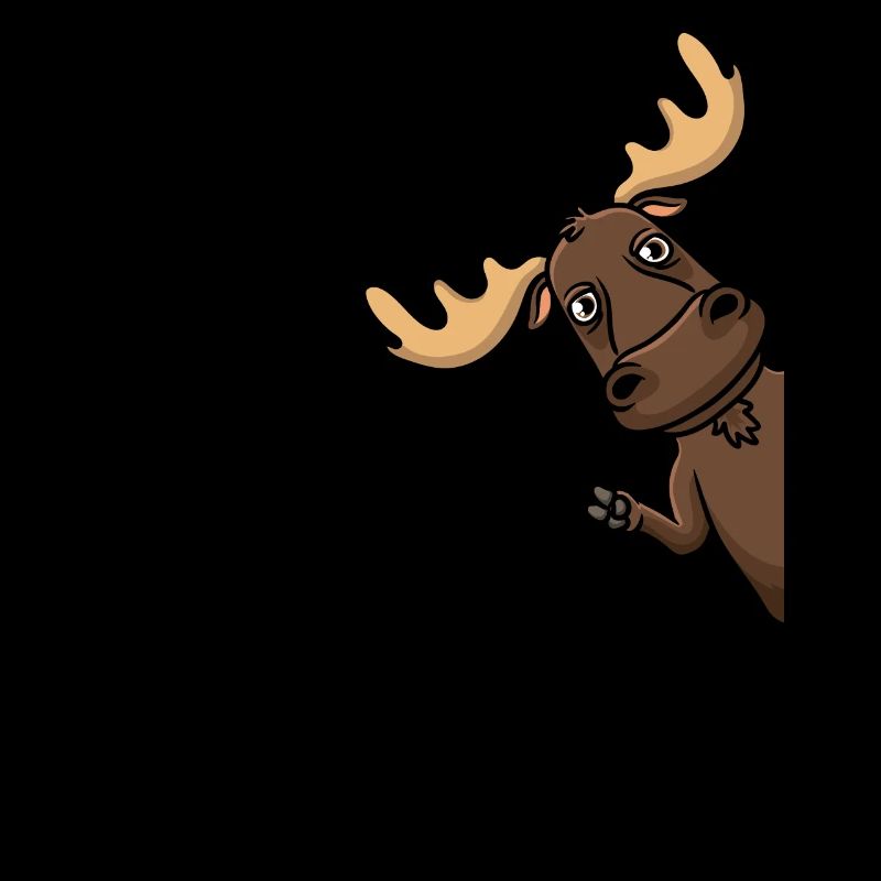 Elk Alaskan Moose Drôle