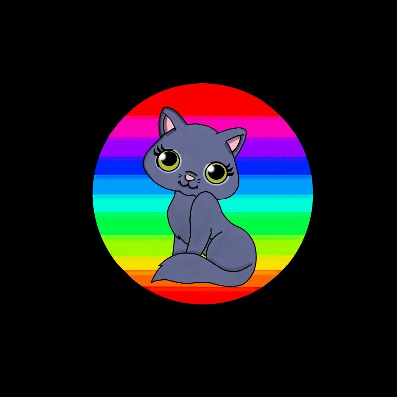 Chat dans le fond cool