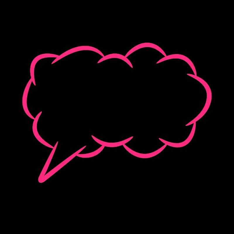 Speech bubble thought bubble
