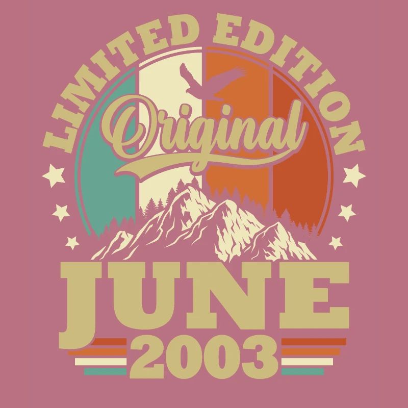 Geburtstagsgeschenk geboren im Juni 2003