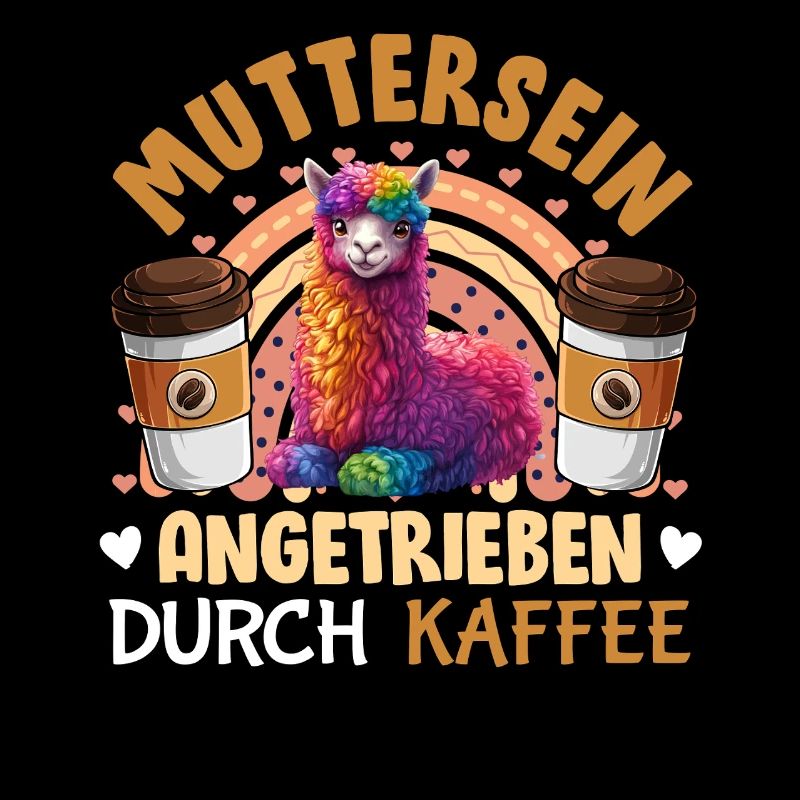 Bald Mama MUTTERSEIN ANGETRIEBEN DURCH KAFFEE