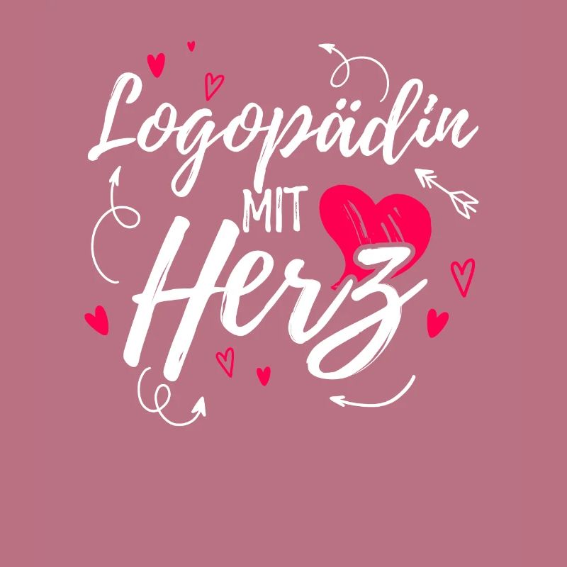 Logopädin mit Herz Geschenkidee