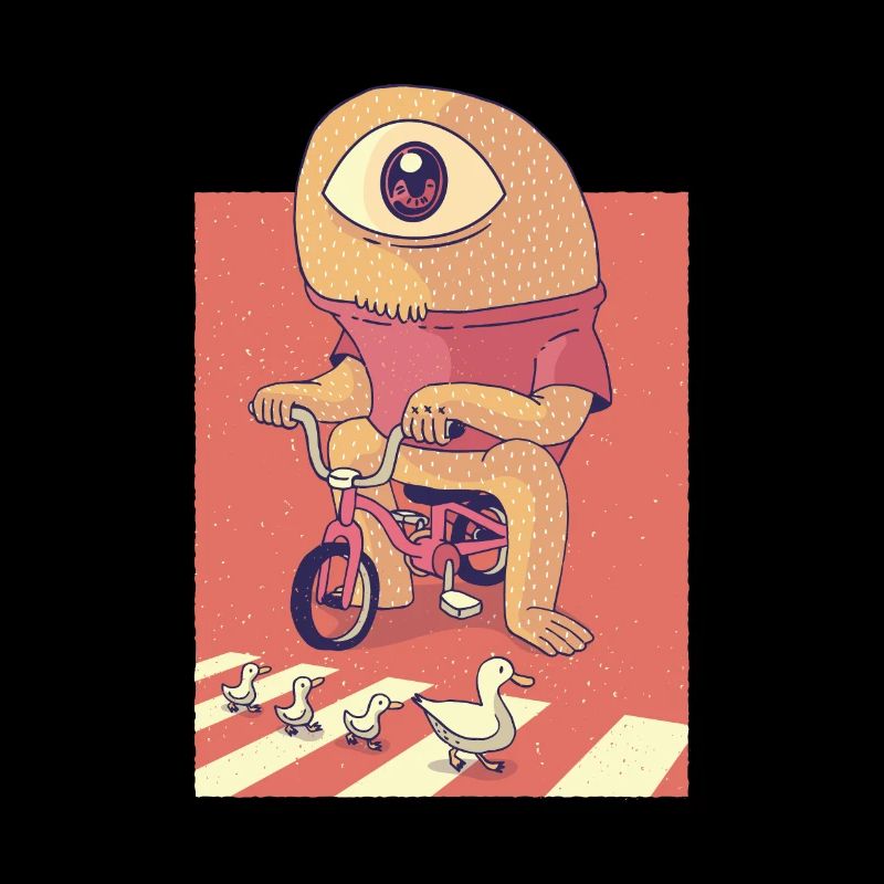 Cyclops Alien Tshirt Geschenkidee