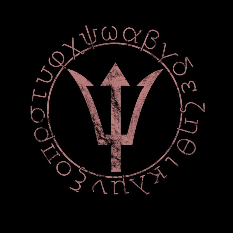 Poseidon Dreizack Symbol Griechischer Gott