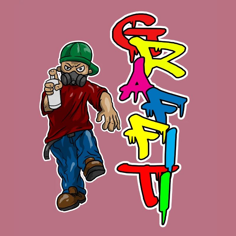 Graffiti Spray Doodle Draw Write Wall Surface Gift