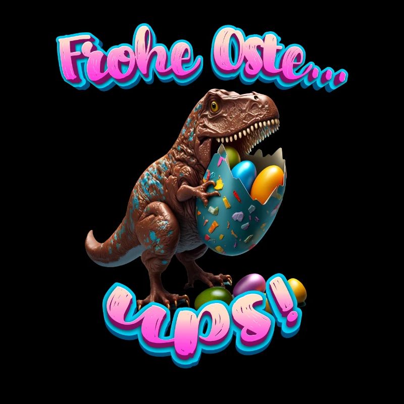 Frohe Ostern...ups! Dinosaurier Ostern Bunny