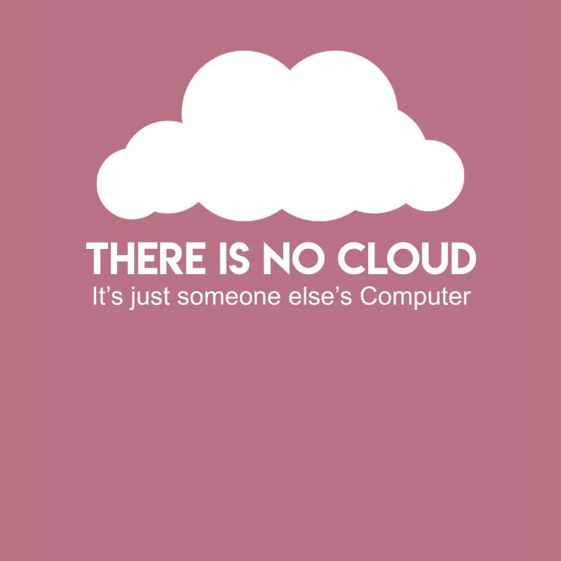 Server Cloud Spruch Informatiker Coder
