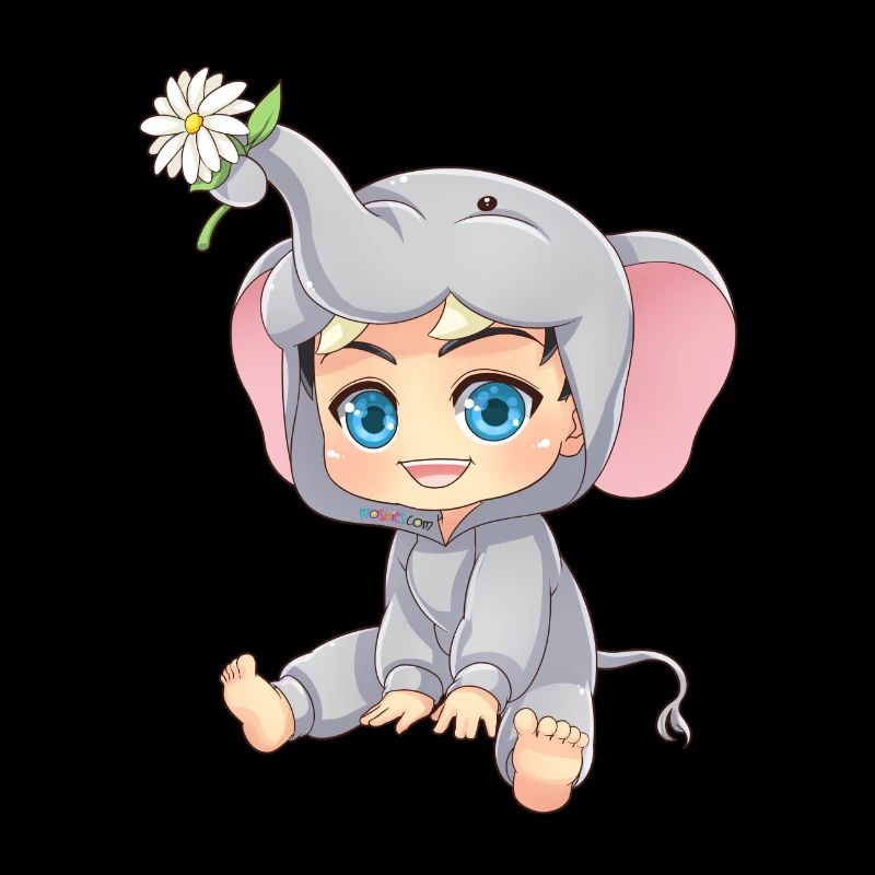 MOSBIES Elefant Blume Chibi Cosplay Geschenk