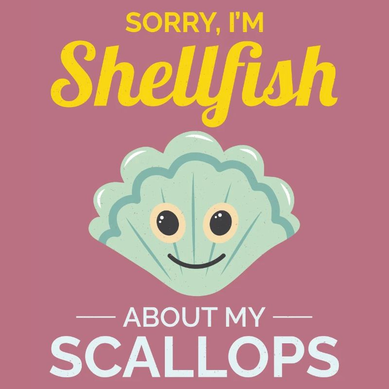 Scallop Seashells Collector Beachcomber Shellfish