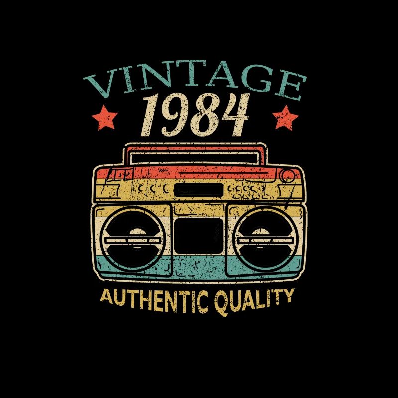 Vintage 1984 Radio Authentic Quality B-Day Gift