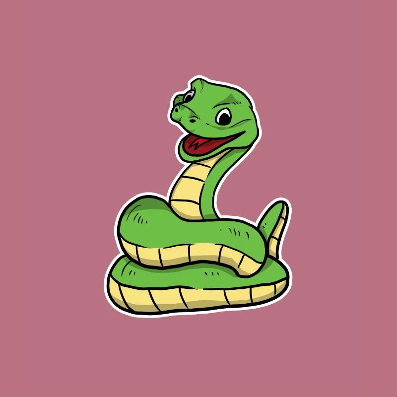 Cute Snake Python