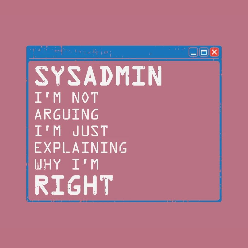 System Admin Administrator computer programmer