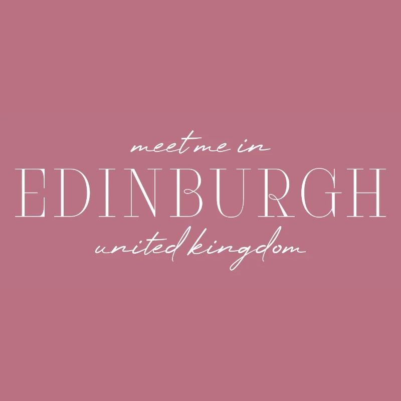 Camiseta Edinburgh Style Design