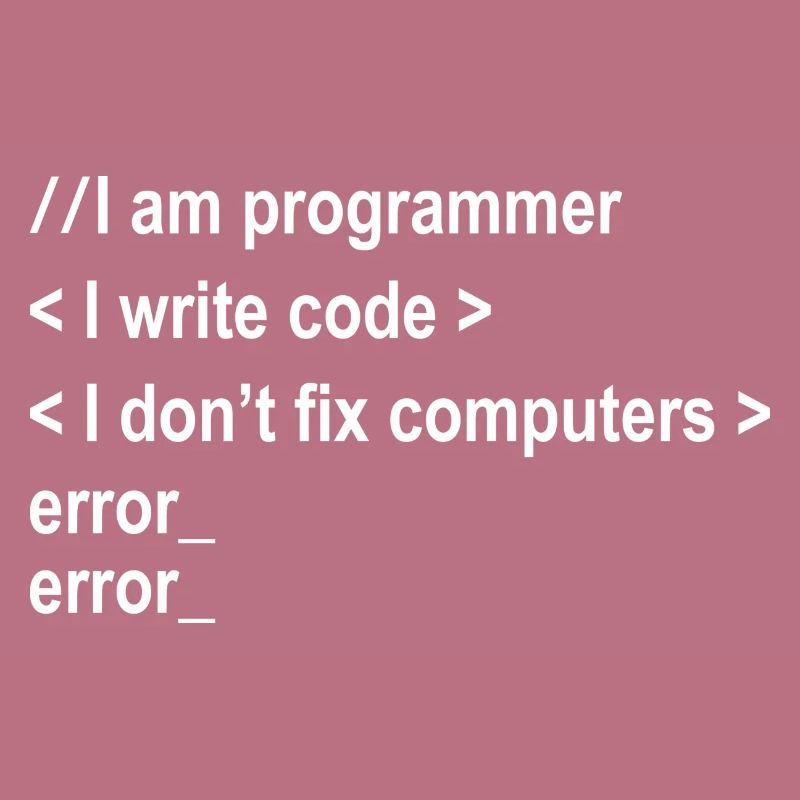 Programmer ProgrammerS Computer Scientist
