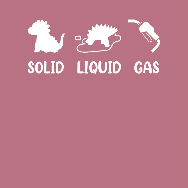 Solid Liquid Gas Dinosaur Fuel Evolution