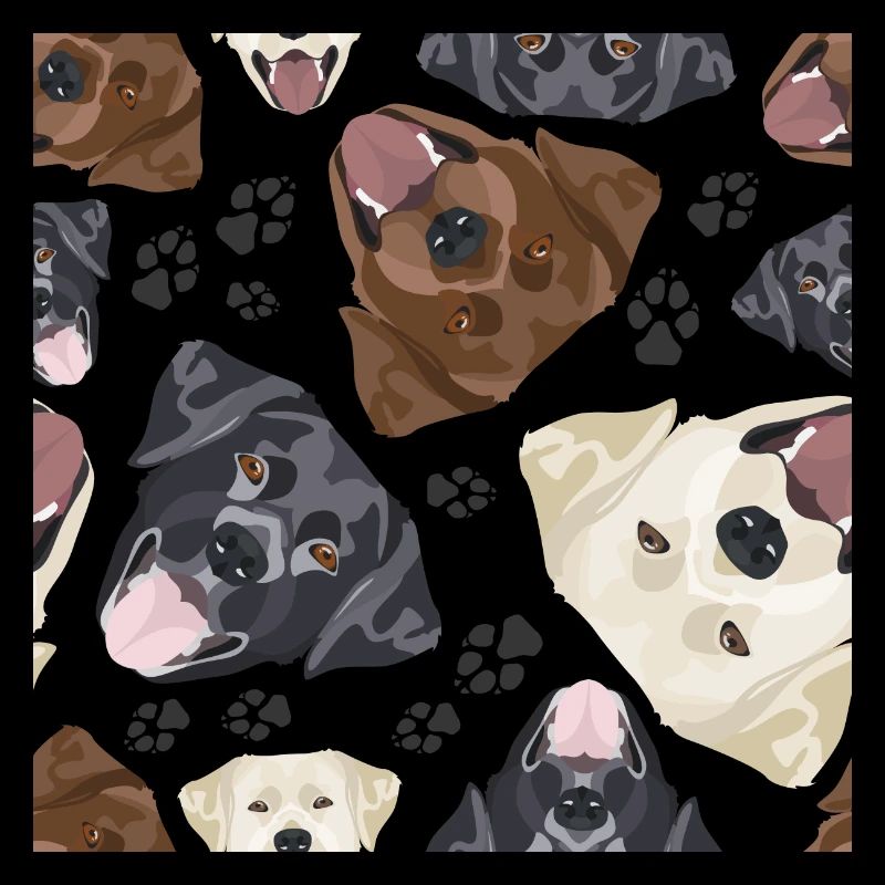 Joyeuse illustration Labrador