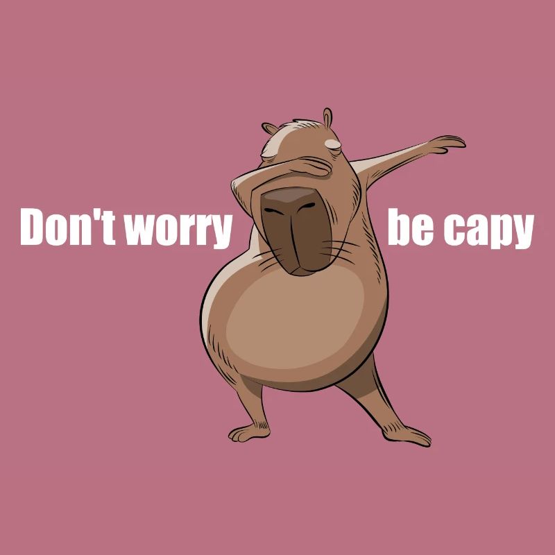 Don't worry be Capy - Capybara dabbing