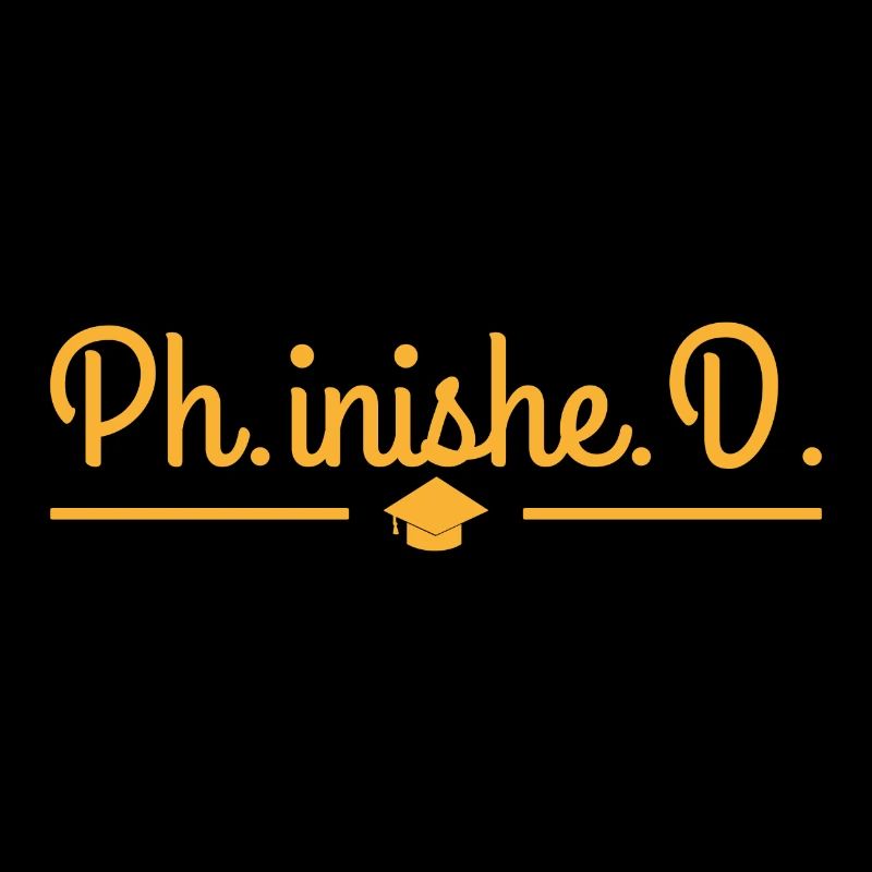 Phinished Phd Doktor Abschluss Geschenk