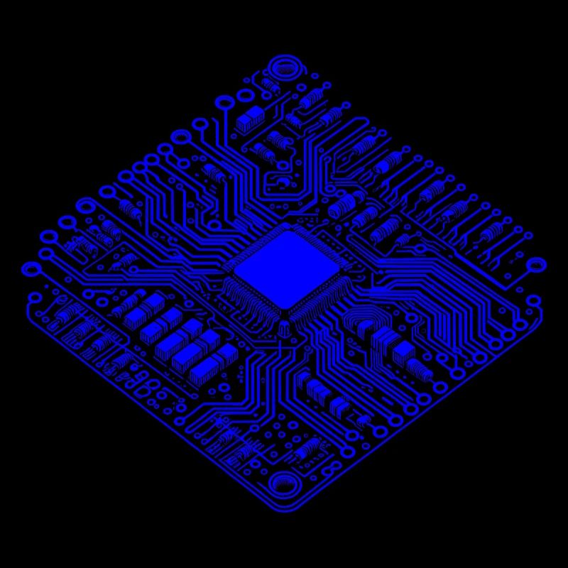 CPU anatomique et PCB - Cool Computer Scientists