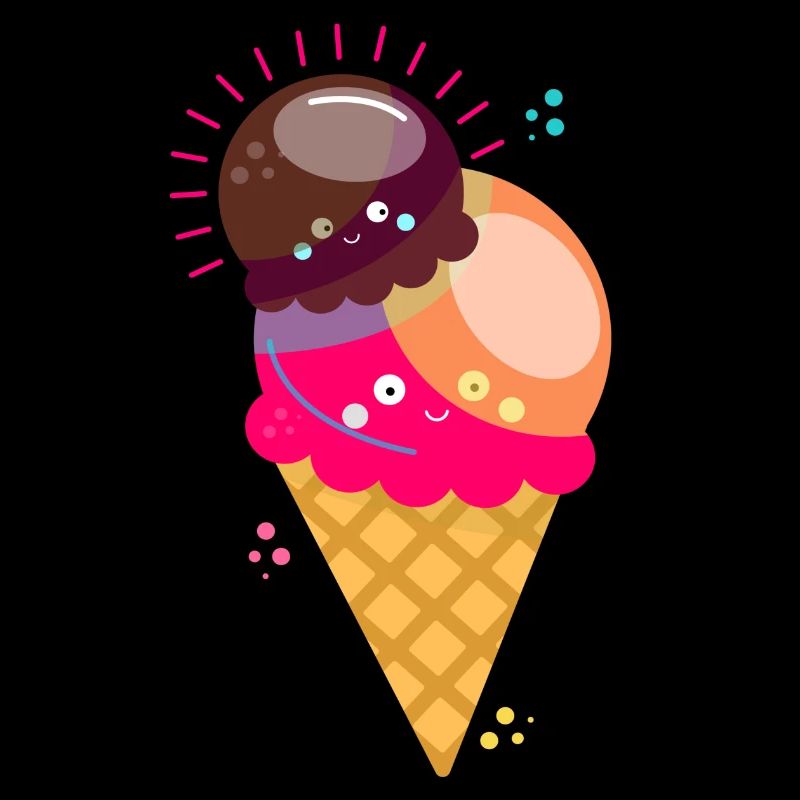 Ice Eiswaffel Eiskugel Süss