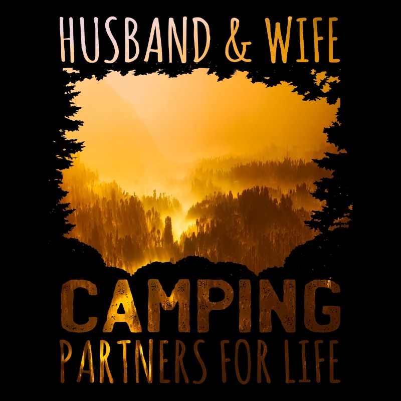 Camping couple