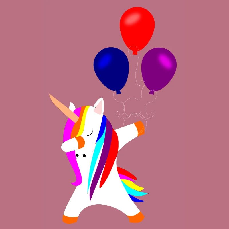 dabbing unicorn, dabbendes Einhorn Einhörner