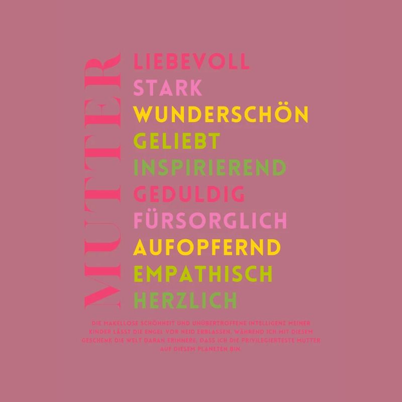 Tolle Mutter von Geschwistern - Muttertag