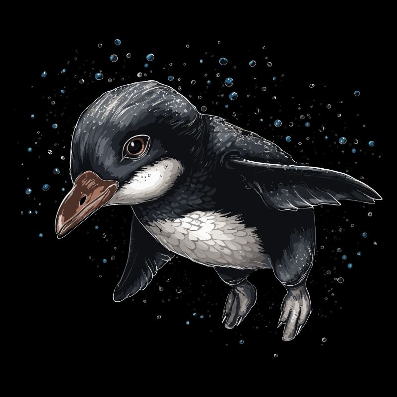 Pingouin Bébé Oiseau Poussin