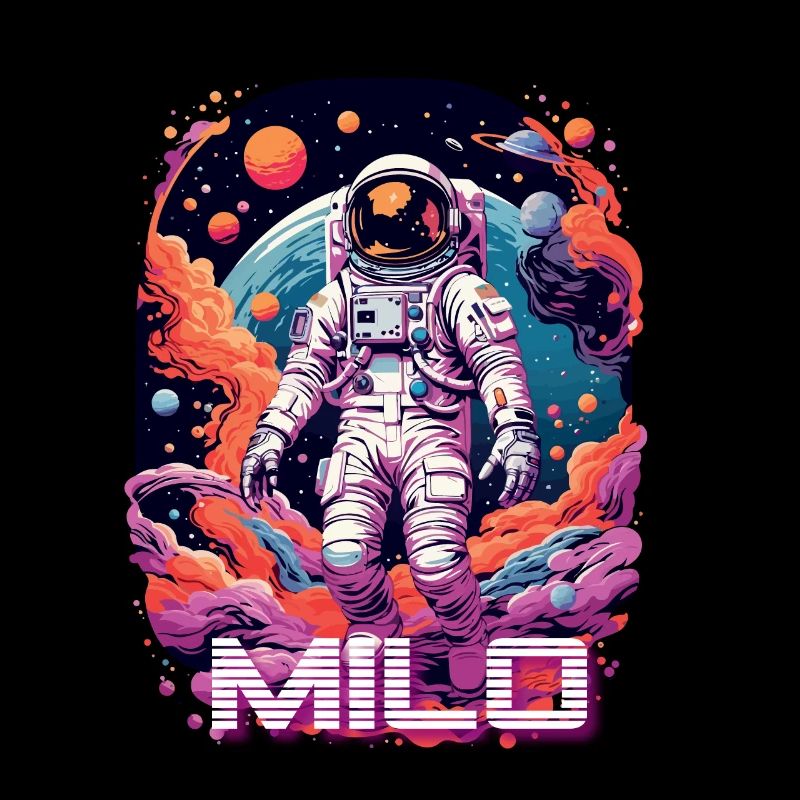 MILO - Schöner Jungen Name mit coolem Astronaut