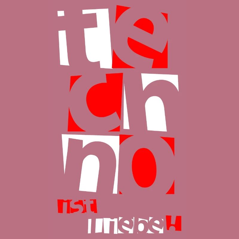 Techno - Techno music - techno c’est l’amour ( blanc )