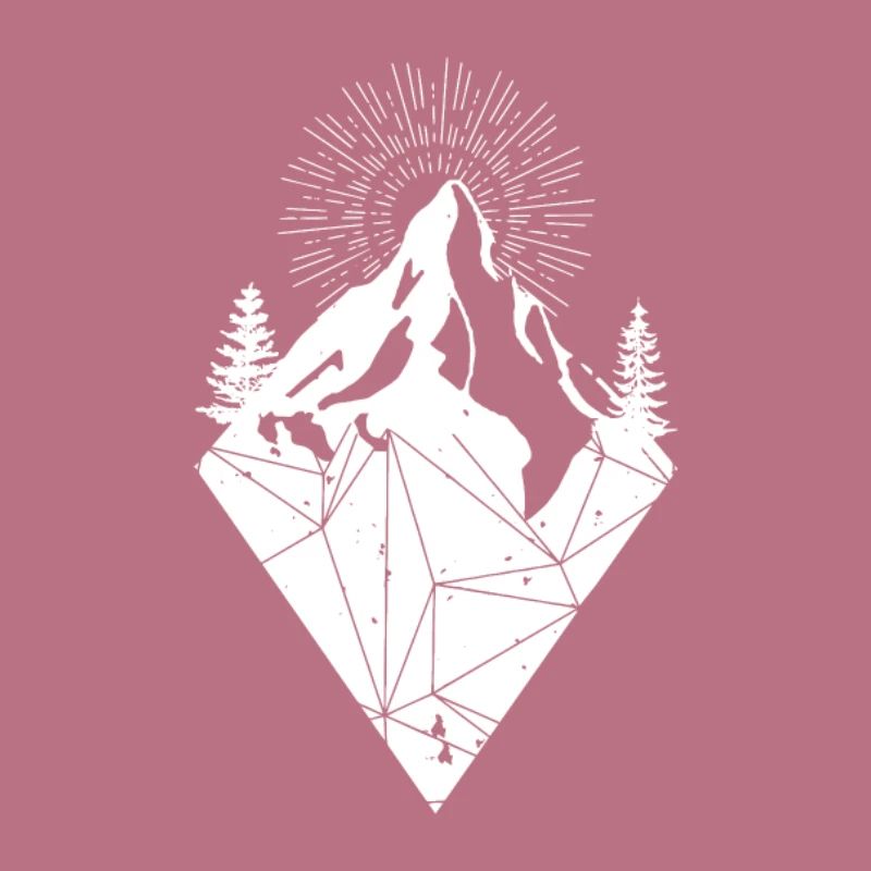 Wandern in den Bergen oder Klettern Geschenk