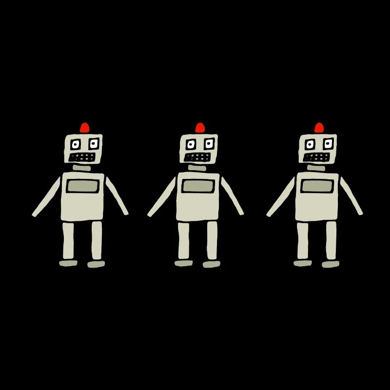 Robots, cartoon characters