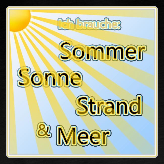Sommer Sonne Strand Meer