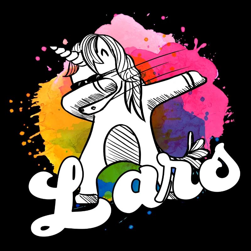 LARS - Beautiful Boy Name with Cool Unicorn