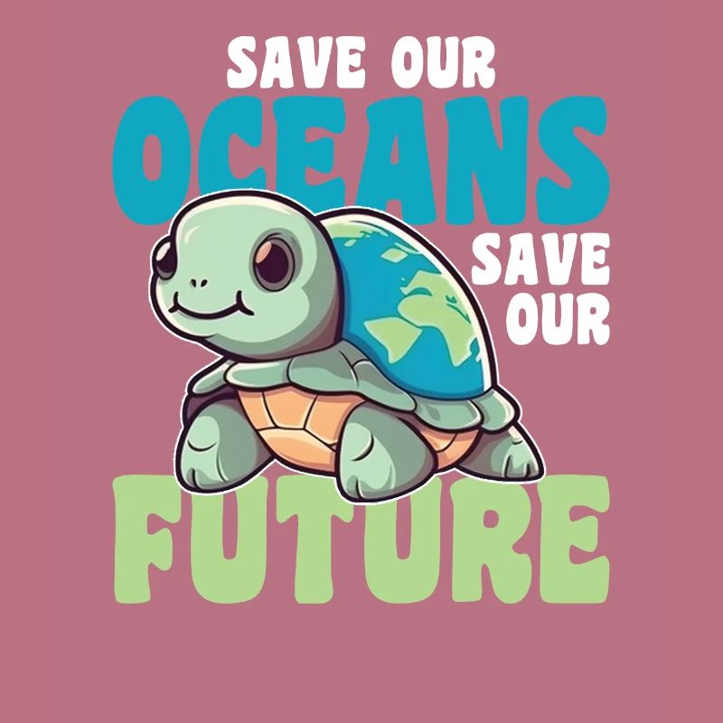 Turtle Earth save our oceans save our future