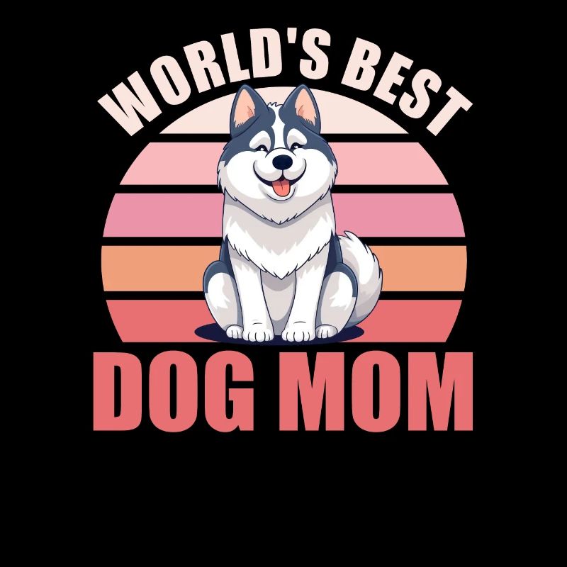 Weltbester Hunde Mama süßer Husky