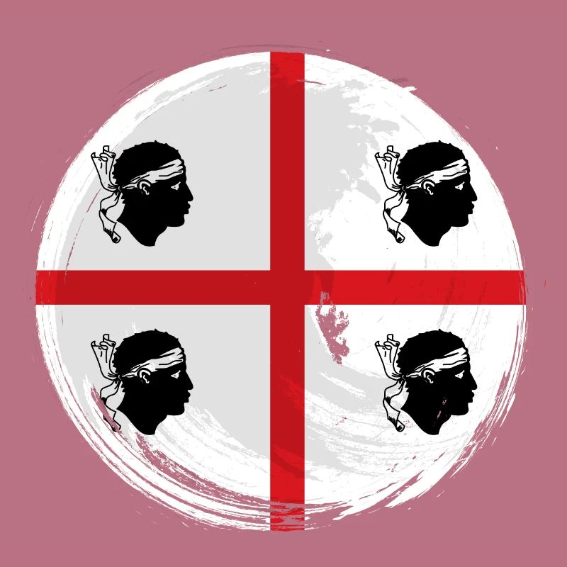 Drapeau de la Sardaigne Drapeau sarde Drapeau de la Sardaigne