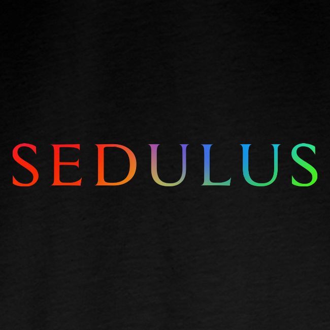 SEDULUS Schriftzug Rainbow