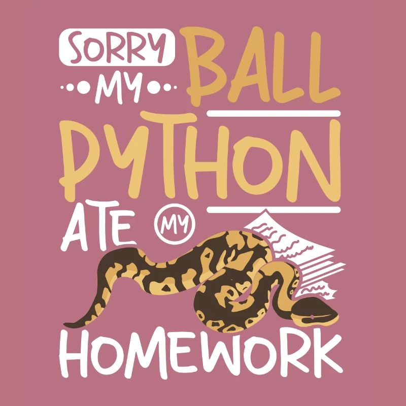 Désolé, mon python royal a mangé mes devoirs